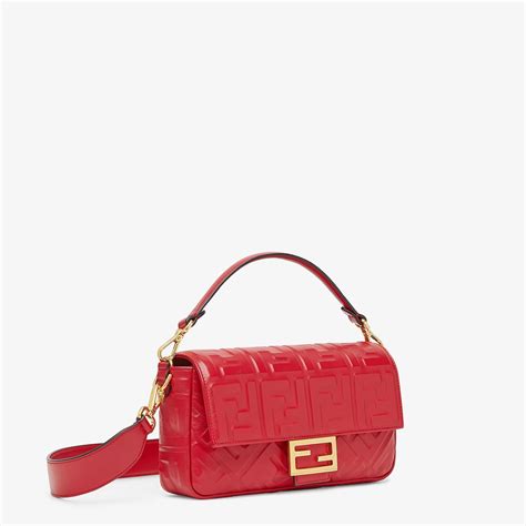 fendi bag red and black|fendi baguette second hand.